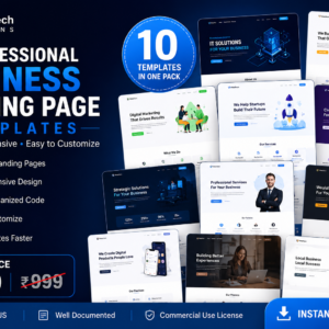 10 Professional Business Landing Page